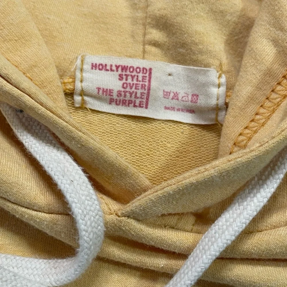 Taz Looney Tunes Surfing Legends Hoodie Lightweight Yellow - Picture 4 of 5